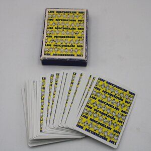 Michelin Man Tires Plastic Coated Playing Cards Car Automobiles Co Advertising